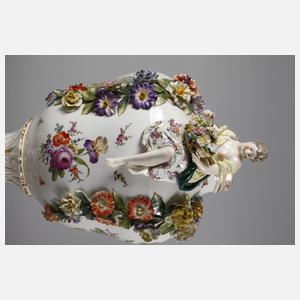 Potschappel Dresden übergroße Prunkvase