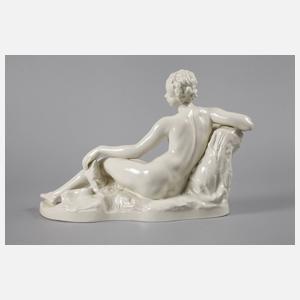 Rosenthal liegender weiblicher Akt