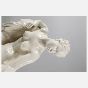 Rosenthal liegender weiblicher Akt