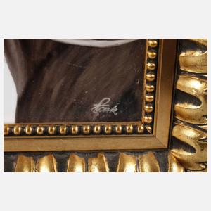 Rosenthal Porzellanbildplatte Pferdeportrait