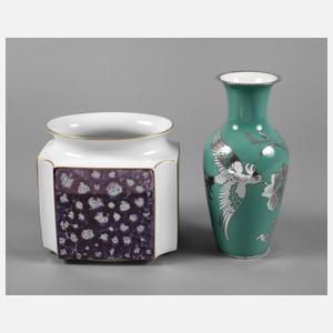 Rosenthal zwei Vasen