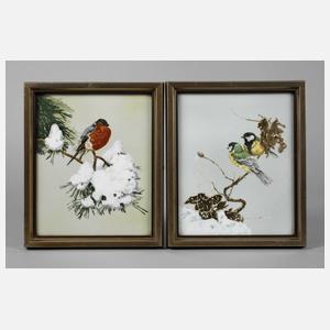 Rosenthal zwei Vogelbilder