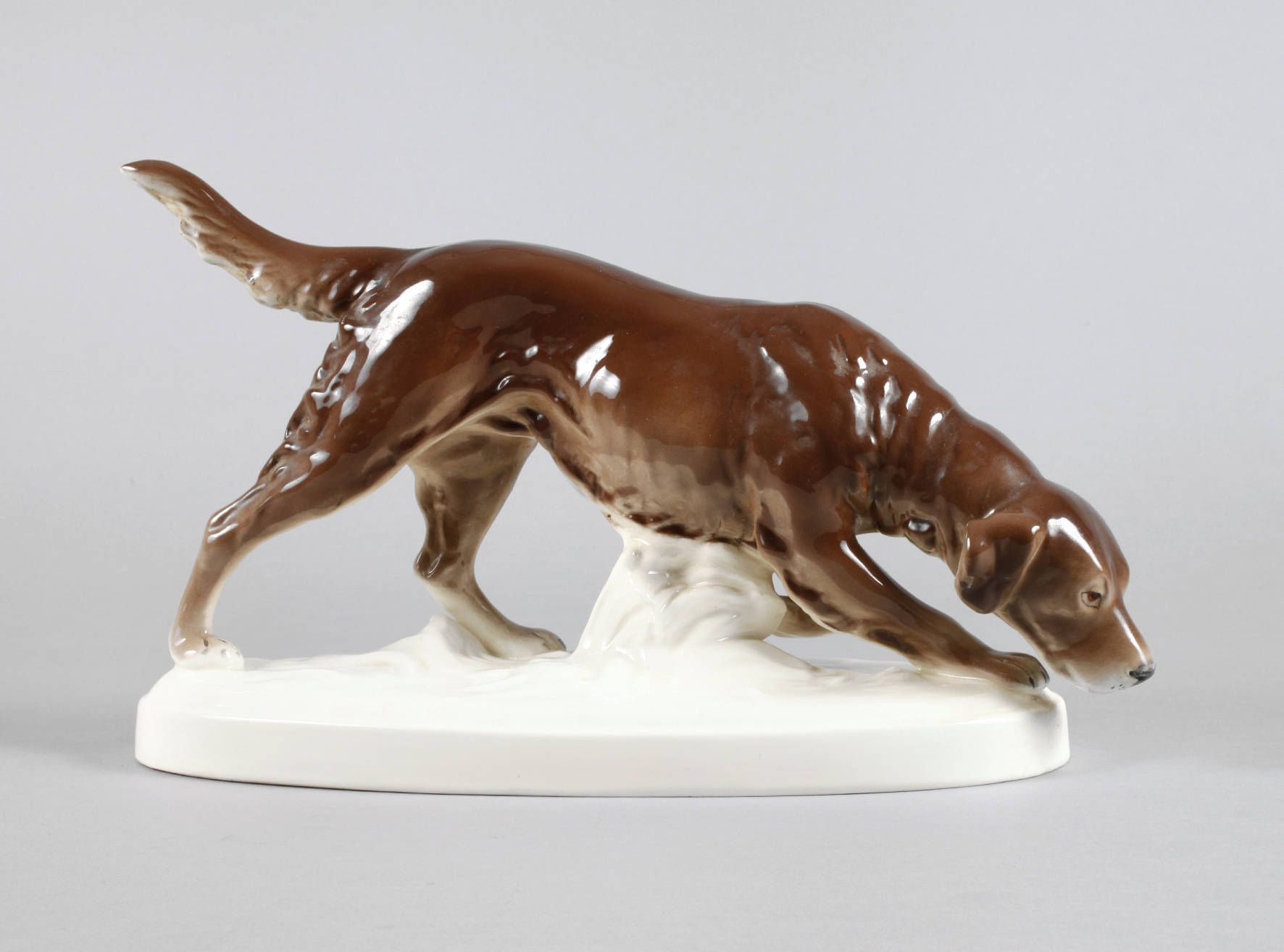 Royal Dux Hundeplastik