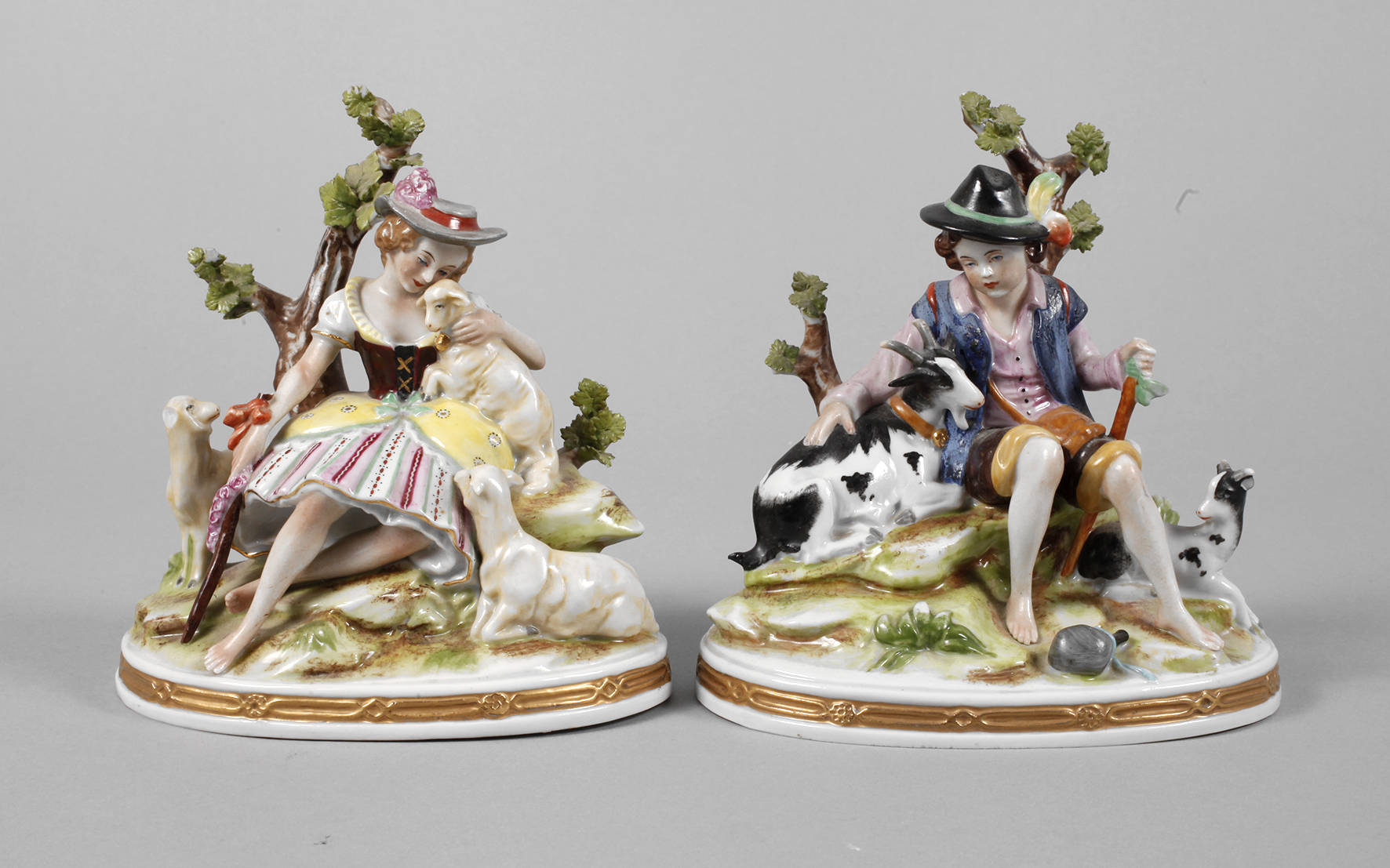 Scheibe-Alsbach Ziegenhirte und Schäferin