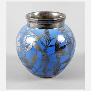 Vase mit Silberoverlay