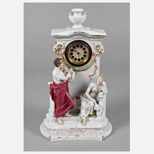 Volkstedt Tischuhr Jugendstil