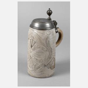 Westerwälder Steinzeug-Walzenkrug