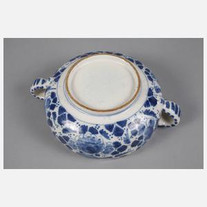 Fayence-Deckelterrine Italien