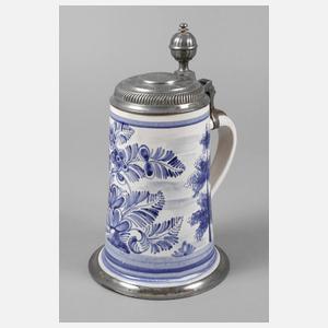 Großer Bayreuther Fayencewalzenkrug