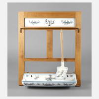 Roesler Wandschale mit Löffel und Löffelbrett111