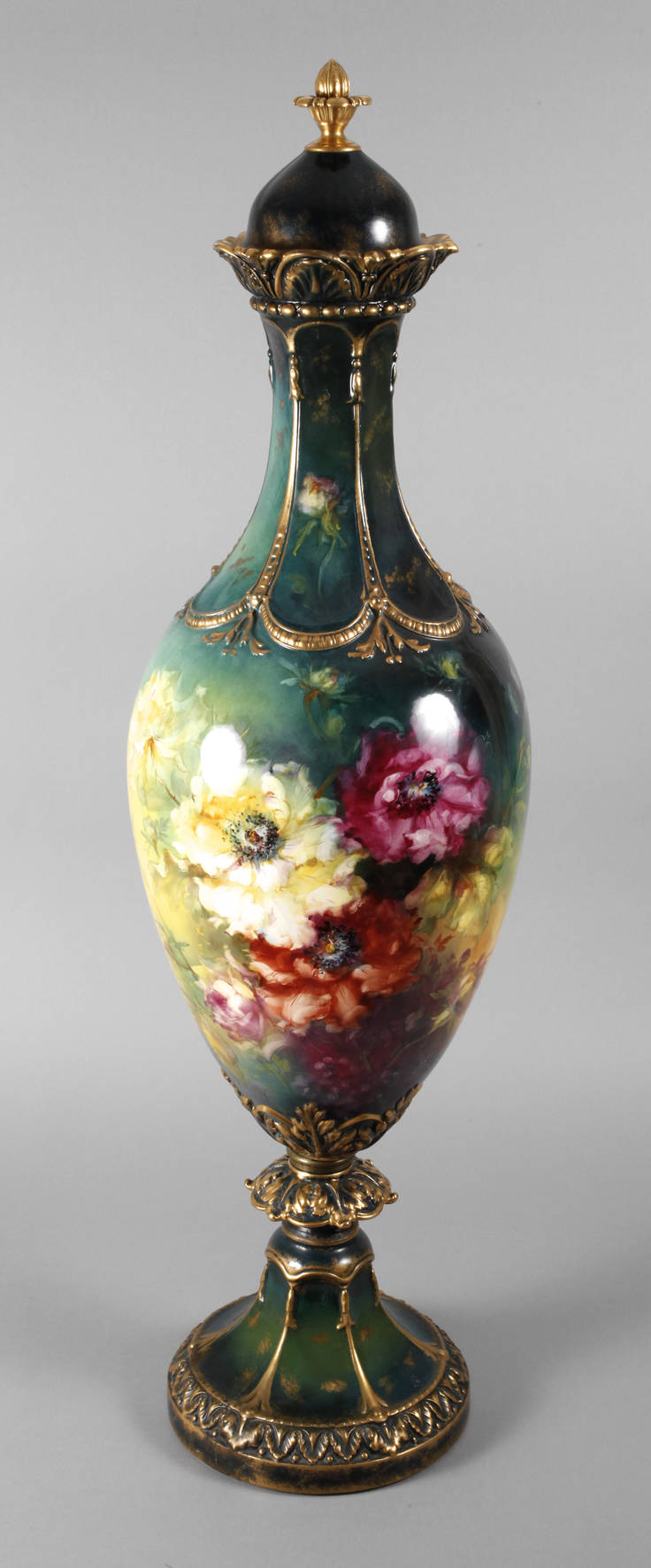 Royal Bonn übergroße Dekorationsvase Jugendstil