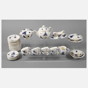 Wächtersbach Kinderservice Delfter Motiv