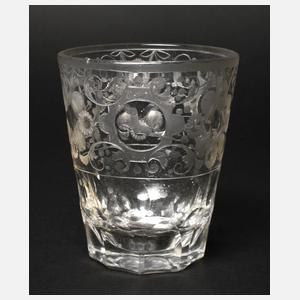 Becherglas Barock