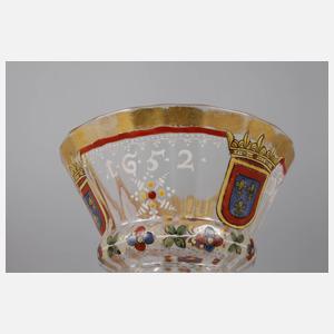 Feines Wappenglas Frankreich