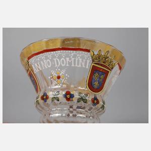 Feines Wappenglas Frankreich