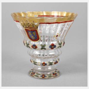 Feines Wappenglas Frankreich