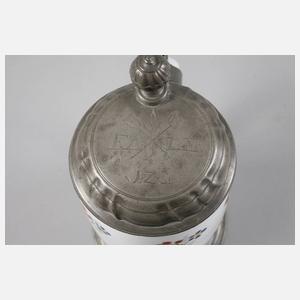 Milchglaskrug der Brauer