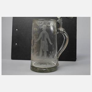 Großer Biedermeierhumpen