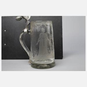 Großer Biedermeierhumpen