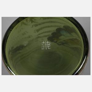 Lobmeyr Wien großes Wappenglas