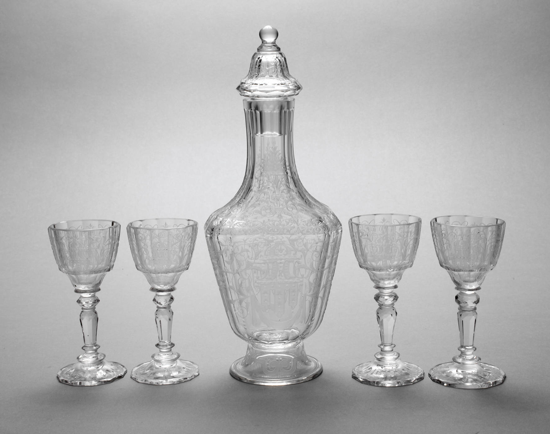 Lobmeyr Wien Likörgarnitur