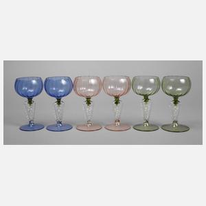 Lauscha sechs Gläser im Karton