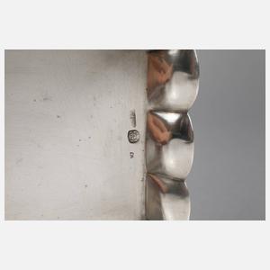 Kleines Tablett mit Adelsmonogramm Wien