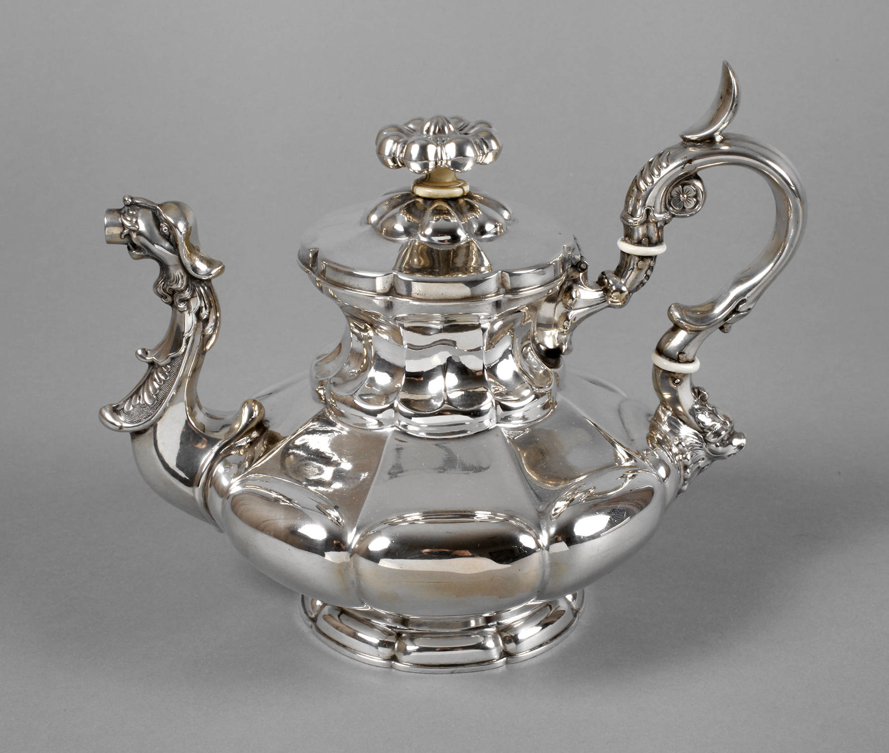 Silber Biedermeierkanne Köln