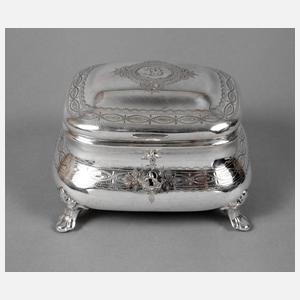 Silber Zuckerdose Biedermeier