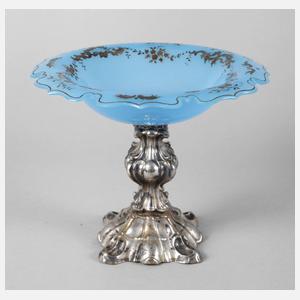 Tazza mit Silberfuß