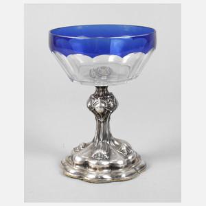 Tazza mit Silberfuß