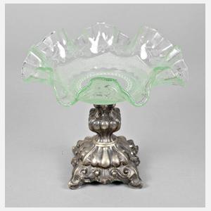 Tazza mit Silberfuß