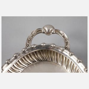 Silber Muschelschale Historismus