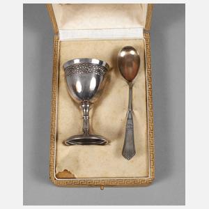 Geschenkset Eierbecher und Löffel