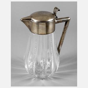 Karaffe mit Silbermontierung