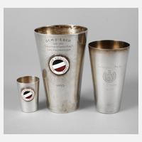 Drei Preisbecher Bobsleighverband111