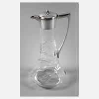 Karaffe mit Silbermontierung111