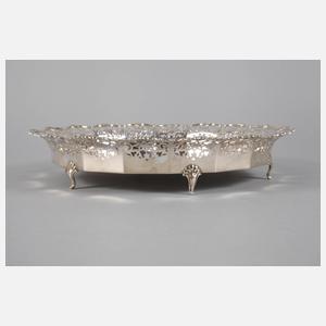 Silberschale Art déco