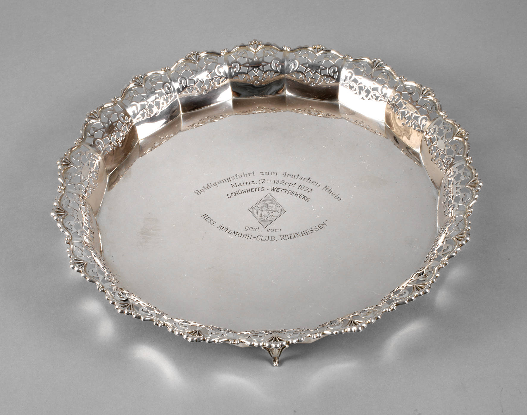 Silberschale Art déco