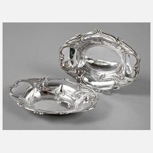 Zwei Silberschälchen England