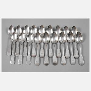 Konvolut Kaffeelöffel Silber