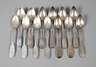 13 Silberlöffel Biedermeier