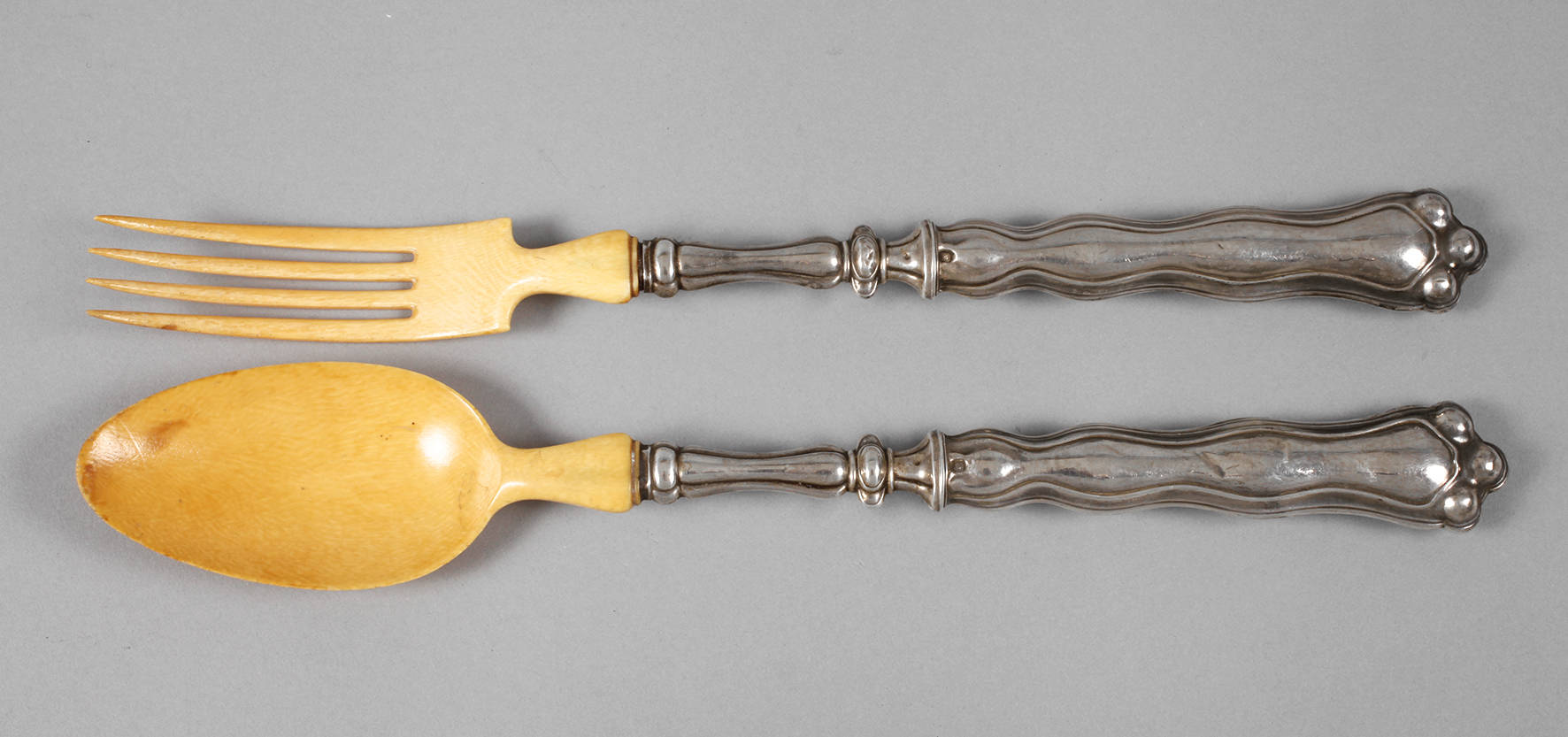 Silber französisches Salatbesteck