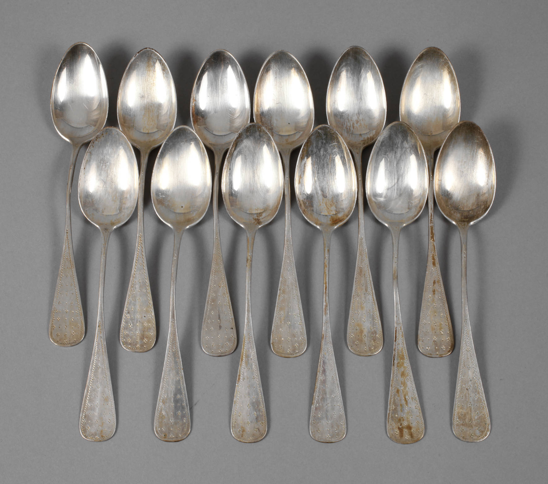 Zwölf Silberlöffel Jugendstil