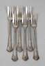 Silber sechs Kuchengabeln