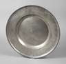 Großer Breitrandteller Zinn