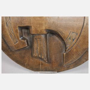 Bronzerelief Merowinger Axt