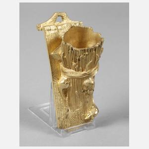 Wandvasenhalter Bronze