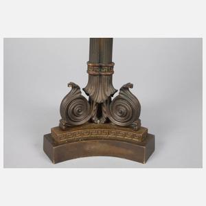 Großer klassizistischer Bronzeleuchter