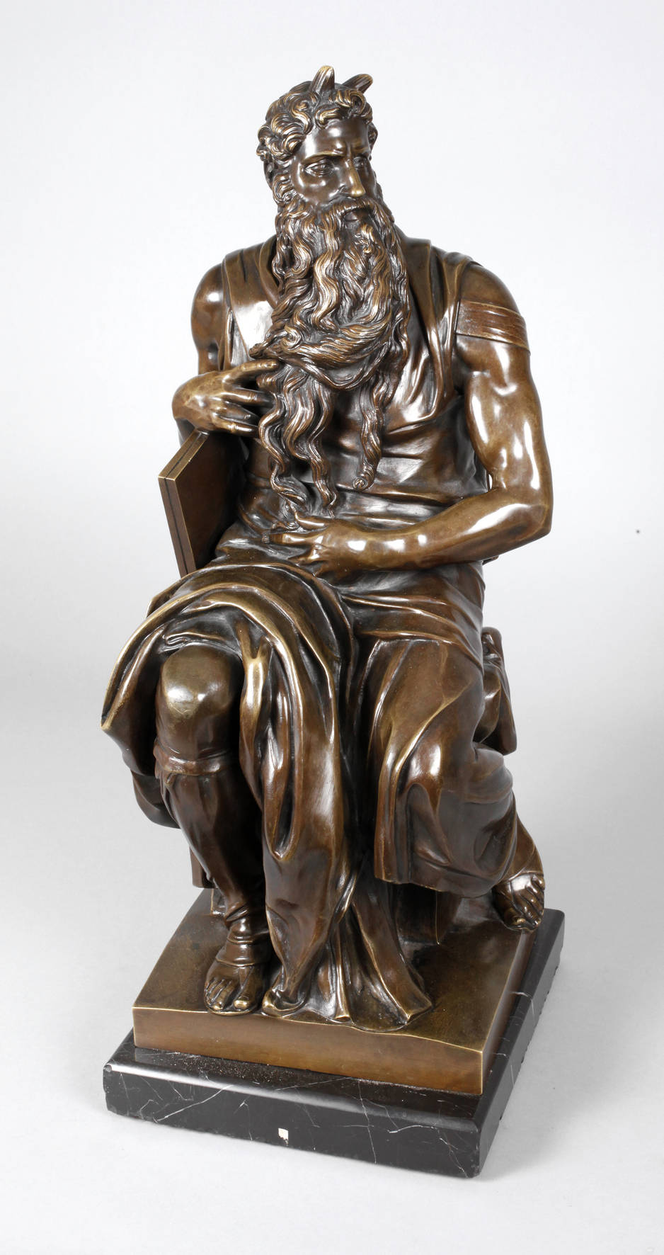 Bronze Moses nach Michelangelo